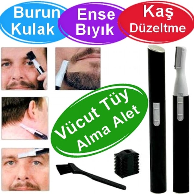 Burun Kulak Ense Tüy Alıcı Tıraş Makinası 137 10 TL KDV