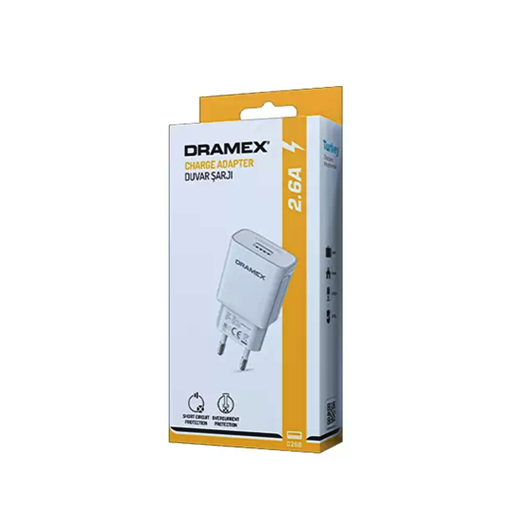 ,CHARGE ADAPTER D26B USB TEK BAŞLIK EV ŞARJI 2.6A (4401)