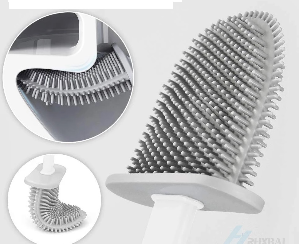 Hijyenik Klozet Temizleme Silikonu Esnek Fırça (4401)