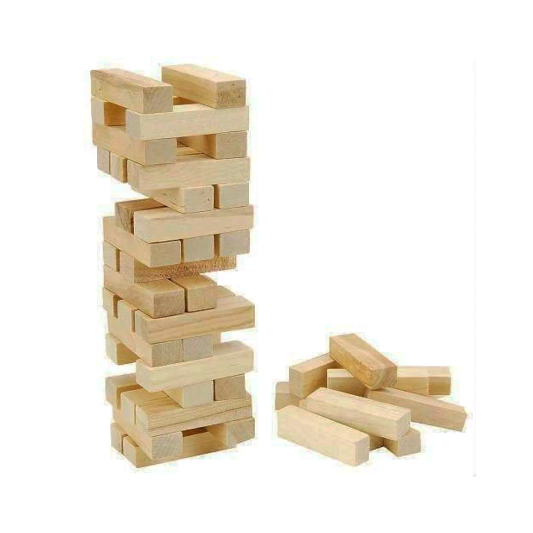 54 ADET  AHŞAP DENGE JENGA OYUNU (4401)