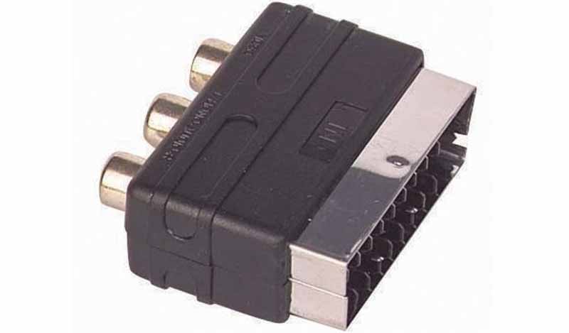 Scart Male - RCA Qadın Mini Adapter