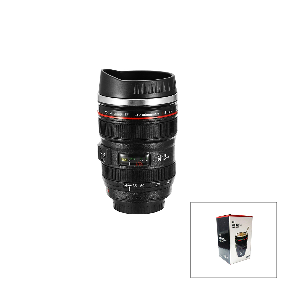 FOTO LENS ŞEKİLLİ BARDAK TERMOS EF 24-105MM (4401)