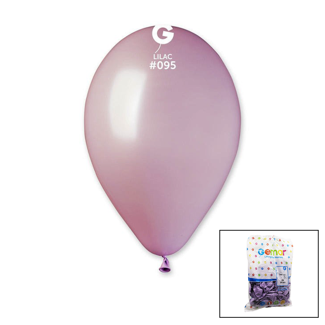 GM-110-95 METALİK - LİLA BALON 11&amp;apos;&amp;apos; - 28CM - 100 ADET (4401)