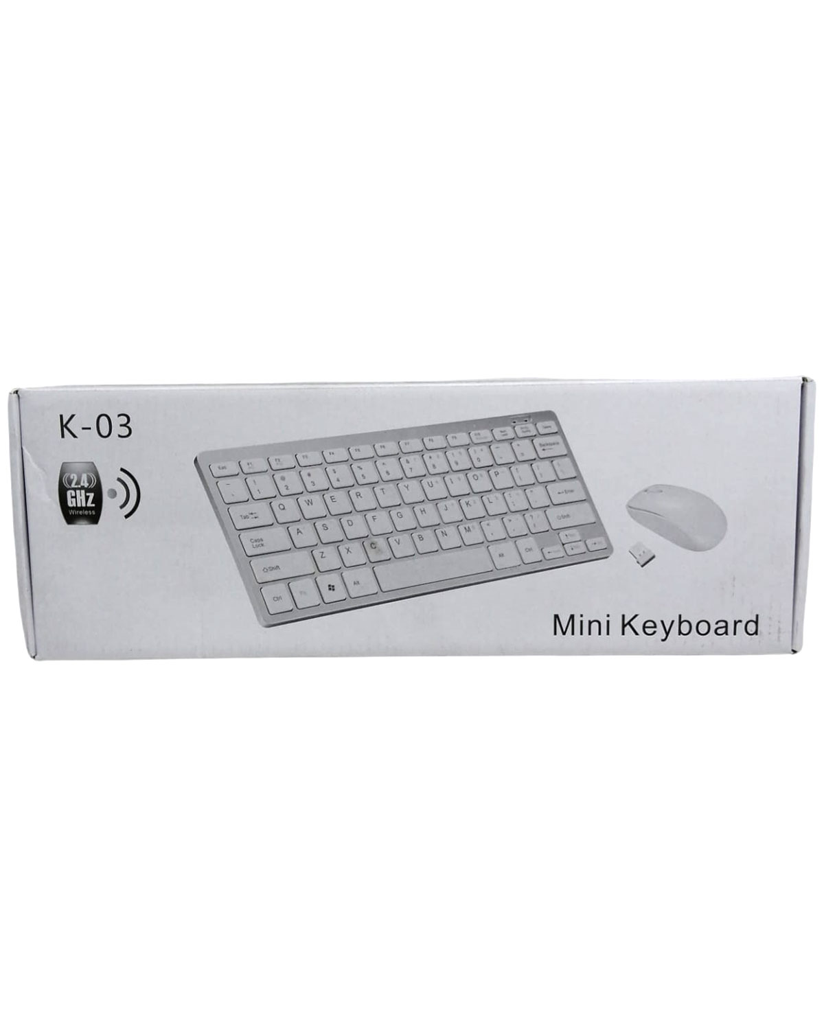 K-03 MİNİ BEYAZ WIRELESS KABLOSUZ KLAVYE MOUSE S PL-395 (4401)