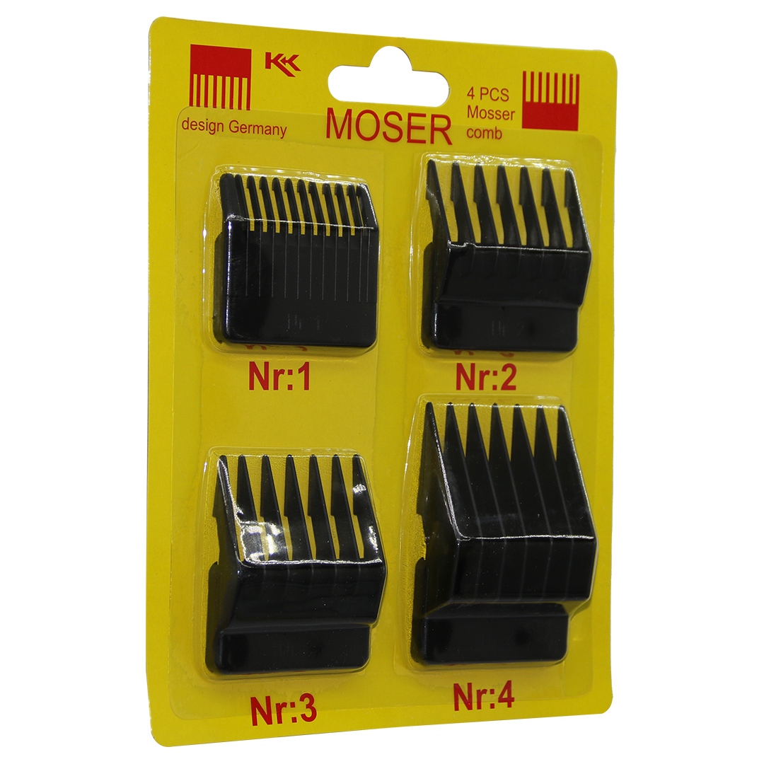 MOSER 4 ADET  MAKİNE TARAK SET (4401)