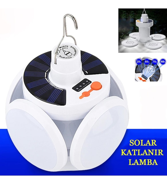 Solar 5 Kanatlı Kamp Lambası (4401)