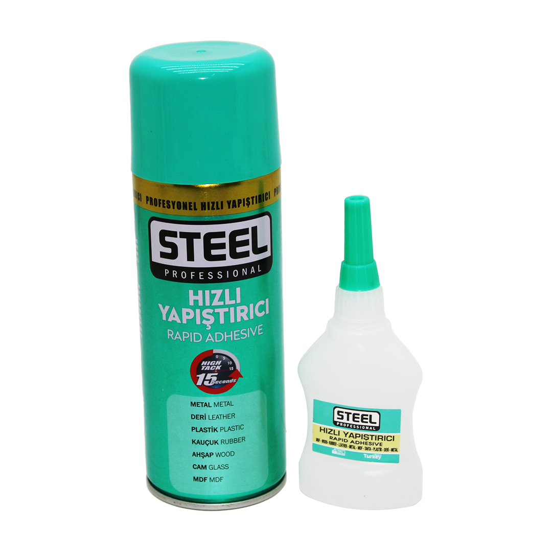 STEEL 400ML+60GR BÜYÜK HIZLI YAPIŞTIRICI (4401)