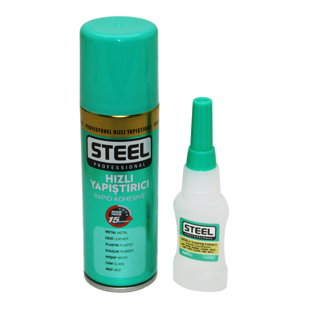 STEEL CK-6361 100ML+8GR HIZLI YAPIŞTIRICI (4401)