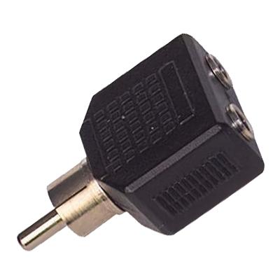 1 RCA ERKEK / 3.5 MM STEREO 2 DİŞİ ÇEVİRİCİ JACK