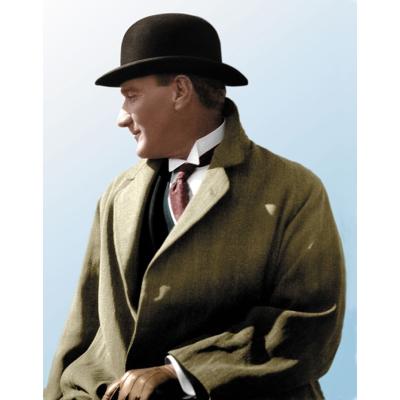 Siyah Renk Atatürk Şapkası