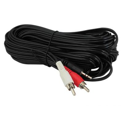 2 RCA ERKEK + 3.5 MM STEREO ERKEK SES KABLOSU 10 METRE