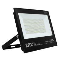 200 WATT - 220 VOLT BEYAZ 6500K IP66 120* IŞIK AÇISI SİYAH SLİM KASA LED PROJEKTÖR