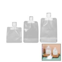 3 BOY SEYAHAT SIVI SABUNLUK 30-50-100 ML PVC POŞET - KAPAKLI