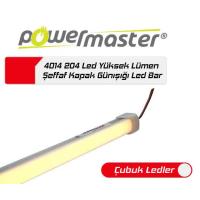 4014 204 LED GÜNIŞIĞI LEDBAR ŞEFFAF KAPAK YÜKSEK LÜMEN