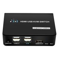 4K HDMI USB KVM SWITCH 2X1