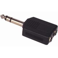 6.3 MM STEREO ERKEK / 6.3 MM STEREO DİŞİ X 2 ÇEVİRİCİ JACK