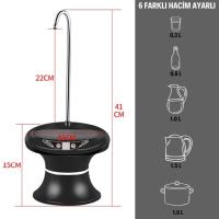 6 Farklı Su Hacim Ayarlı Standlı Damacana Üstü Sehpalı Model Damacana Pompası