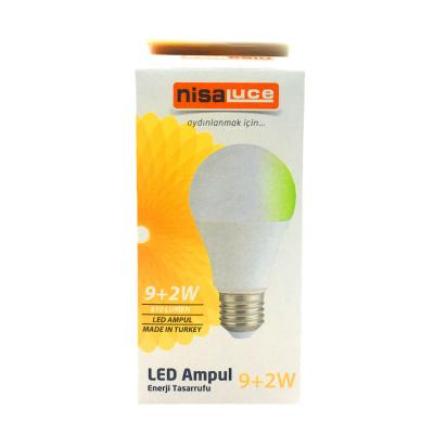 9+2W E27 BEYAZ-YEŞİL LED AMPUL