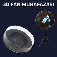 F2 43 Cm Smart 3D Muhafazalı Hologram Fan