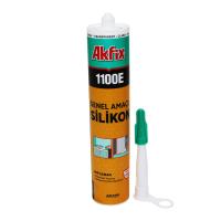 AKFİX 1100E ŞEFFAF GENEL AMAÇLI ÜNİVERSAL SİLİKON 280 GR