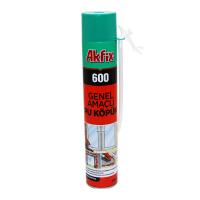 AKFİX-600 GENEL AMAÇLI PU KÖPÜK MONTAJ KÖPÜK 600GR