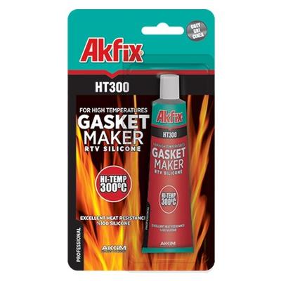 AKFİX HT-300 SA-215 GASKET MAKER KIRMIZI SIVI CONTA YÜKSEK ISIYA DAYANIKLI 50ML