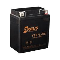 AKÜ 12 VOLT 7 AMPER ORBUS YTX7L-BS ASİT İÇİNDE KARBON BİSİKLET AKÜSÜ