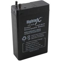 AKÜ 4 VOLT 1.8 AMPER LIGHTEX LT-418   ( 48 X 21 X 75 MM )