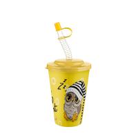 AP-9127 CUTE PİPETLİ BARDAK 400ML