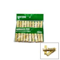 BAMBOO PEG 20 PARÇA AHŞAP MANDAL