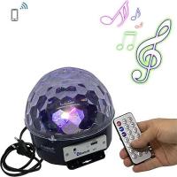 Bluetooth Sd Aux Usb Led Disko Lamba Topu Speaker