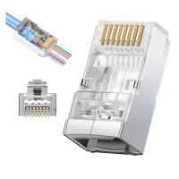 CAT6 METAL EZ PLUG YENİ NESİL 8P/8C AÇIK UÇLU SOKET (100LÜK PAKET)