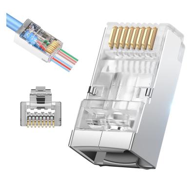 CAT6 METAL EZ PLUG YENİ NESİL 8P/8C AÇIK UÇLU SOKET (100LÜK PAKET)