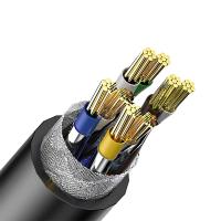 CAT7 KABLO 24AWG CCA 305 METRE SİYAH  PMCAT7305