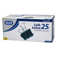 ÇELİK KISKAÇ 25MM 12 PARÇA OMEGA KOLLU CİLT KISKAÇI