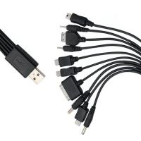 ÇOK FONKSİYONLU 10LU USB ŞARJ ALETİ KABLO