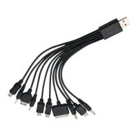 ÇOK FONKSİYONLU 10LU USB ŞARJ ALETİ KABLO