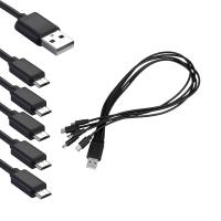 ÇOKLU MİCRO-USB ŞARJ KABLOSU 50 CM 5 IN 1 (1 GÜÇ GİRİŞİ - 5 GÜÇ ÇIKIŞI)