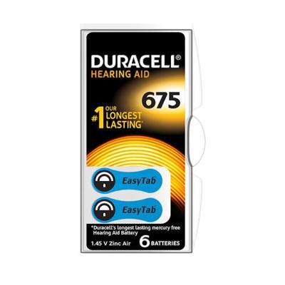 DURACELL 675 NO KULAKLIK PİLİ 6LI PAKET