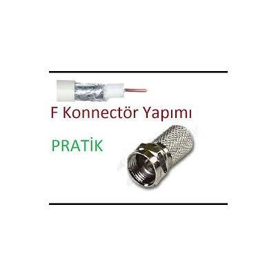 EF VİDA 50 PARÇA  UYDU KONNEKTÖR RG-6-F