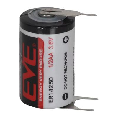 EVE ER14250/3PT 1/2AA- 3.6 VOLT KISA BOY PUNTALI LİTYUM PİL