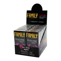 FAMILY PLUS FINE 12 PARÇA İNCE RENKLİ AROMALI PREZERVATİF CONDOM