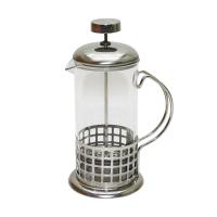 FRENCH PRESS 350ML CAM BİTKİ SÜZGEÇİ METAL KAFES - KAPAK