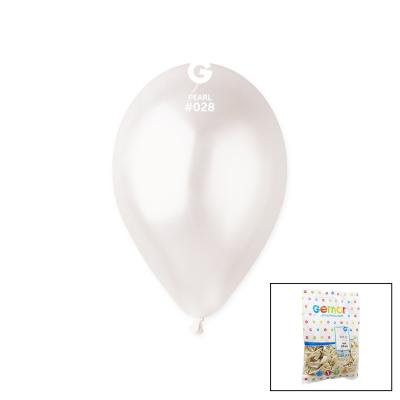 GM-110-28 METALİK - BEYAZ BALON 11'' - 28CM - 100 PARÇA