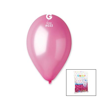 GM-110-33 METALİK - PEMBE BALON 11'' - 28CM - 100 PARÇA