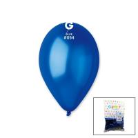 GM-110-36-54 METALİK - MAVİ BALON 11'' - 28CM - 100 PARÇA