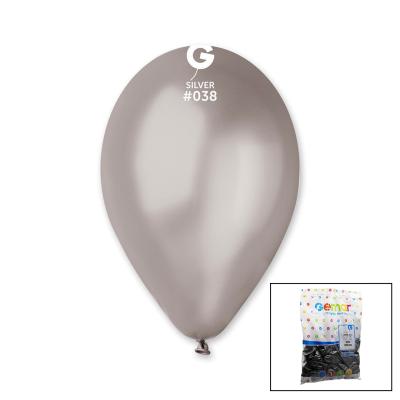 GM-110-38 METALİK - GÜMÜŞ BALON 11'' - 28CM - 100 PARÇA