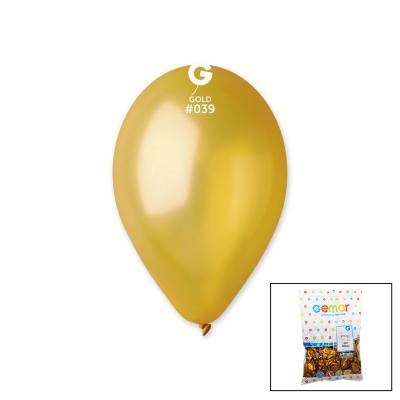 GM-110-39 METALİK - ALTIN BALON 11'' - 28CM - 100 PARÇA