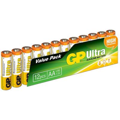 GP 15AU-12Lİ PAKET ALKALİN AA KALEM PİL (12Lİ FİYAT)