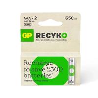 GP RECYKO 650 MAH R03 AAA ŞARJLI 2Lİ İNCE KALEM PİL GP65AAAHCE-2EB2 (GPRHCH63E000)